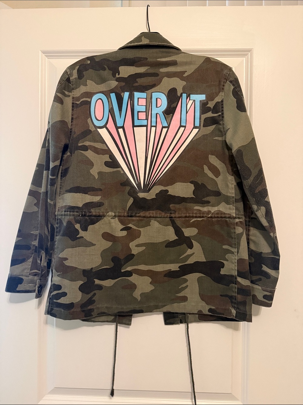 Honey Punch Green Camo Utility Jacket